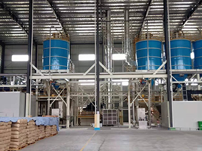 Equipment in the modified starch workshop