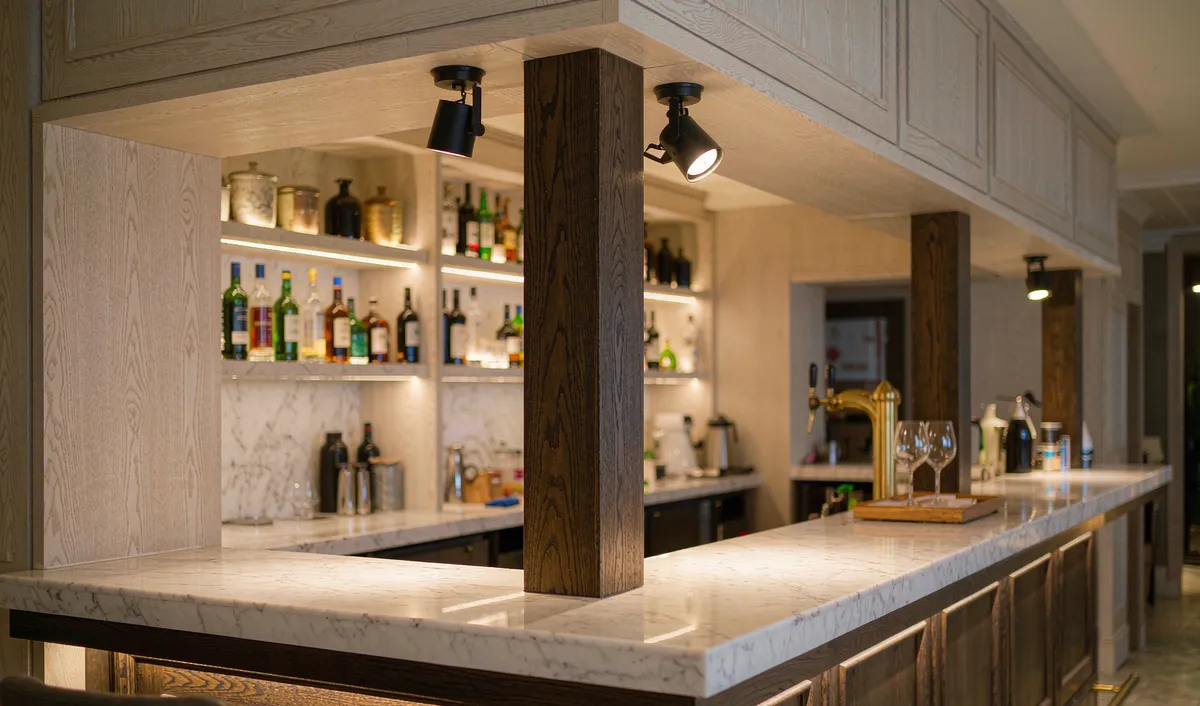 Stone Bar Tops for Hotels and Restaurants: Acid, Heat, and Load