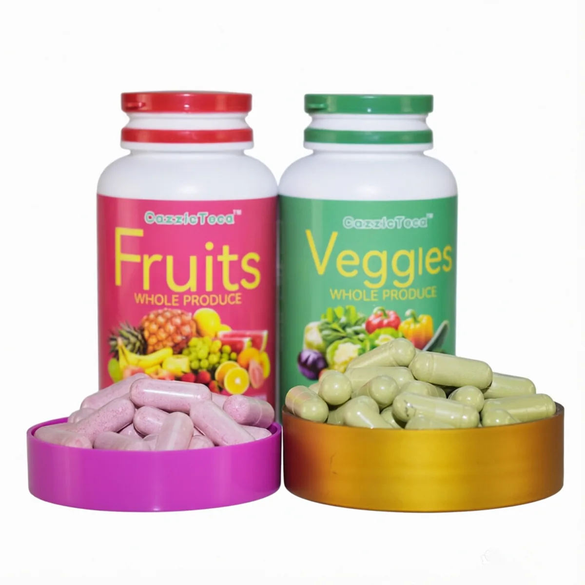 OEM Whole Food Supplement Superfoods Fruits and Vegetables Capsules with Vitamins and Minerals Supports Energy