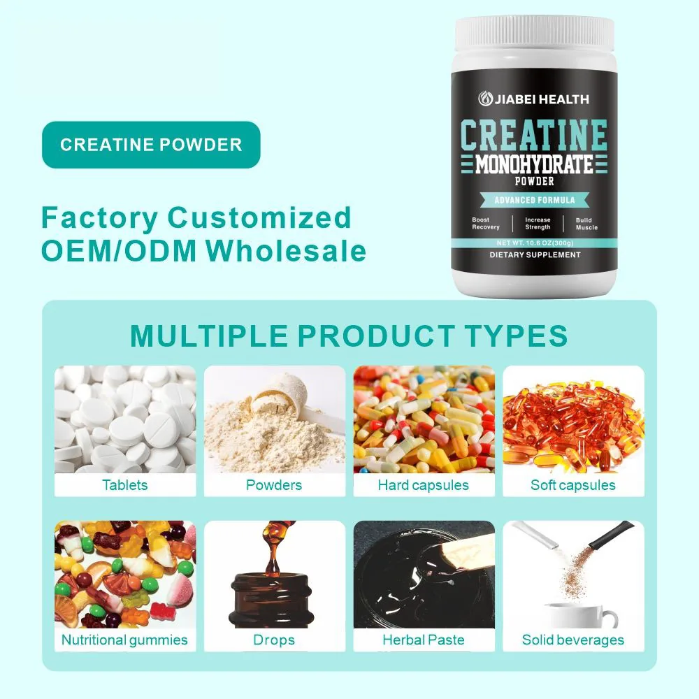 High Quality Pure Creatine Monohydrate HCL Powder for Adults for Sports Supplements