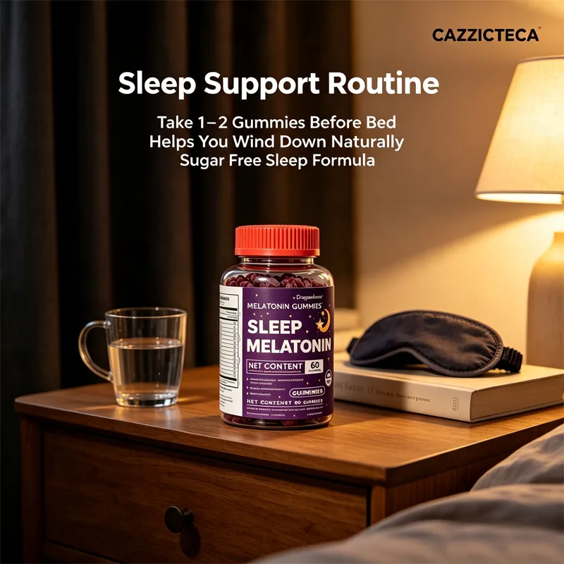 OEM ODM Melatonin 10mg Tables Melatonin Gummies 50mg Sleep Supplement 60 Gummies Zinc Magnesium Vitimin D3 L-Theanine Included