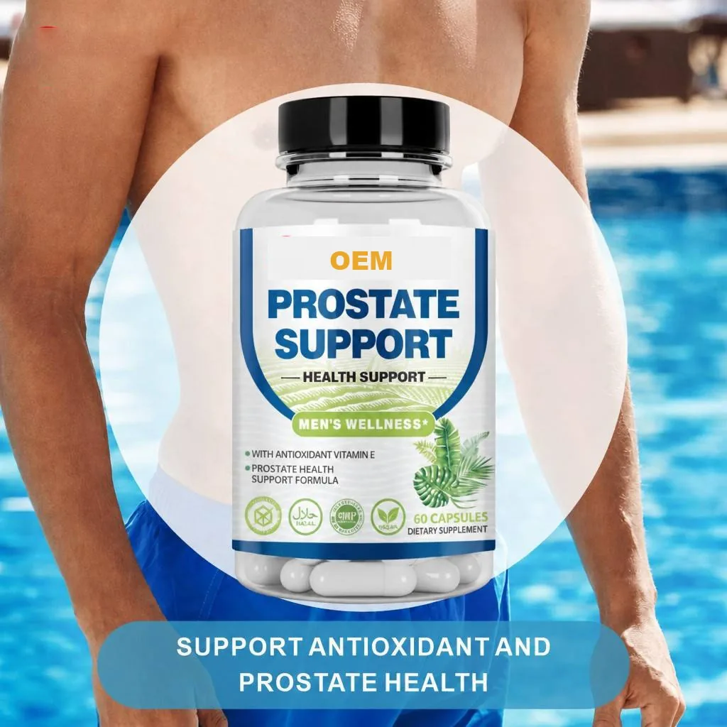 OEM/ODM Supplement Manufacturer Customised Wholesale Adult Men Prostate Support Capsules Antioxidant Activity Supplements